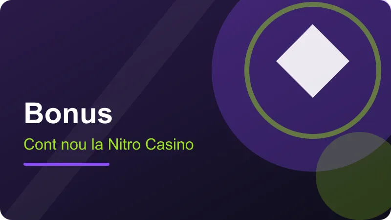 Nitro Casino bonus și codurile promoționale – ilustrație pentru secțiunea Nitro Casino